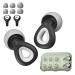 Ear Plugs Noise Cancelling 6 Pack Ear Plugs for Concerts Reusable Earplugs for Noise Reduction Silicone Ear Plug for Adult with Soft Hearing Protection with Concert Work Airplane Musicians