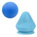 Eruceky two-part set trigger point presser massager fascia ball with suction cup fascia ball for muscle pain and tension of the back neck arms shoulder (Blau)