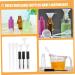 DRESSOOS 9 Set Empty Mascara Bottle Empty Mascara Tube Lotion Sample Tubes Eyelash Serum Tube Abs Transparent - Buy Online on GoSupps.com
