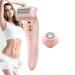 Bikini Trimmer Painless Hair Remover for WomenWet & Shavers for Women 2 in 1 Travel Arm Hair Trimmer for Women for Eyebrows Lips Face Legs Body Pink