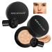 Anglicolor Mushroom Head Air Cushion CC Cream Strong Concealer 2PC Face Makeup Cushion Foundation Long Lasting Moisturizing BB Cream Makeup Base Primer Even Skin Tone for All Skin Types (2PC03)