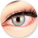 Glamlens Silicone Comfort soft blue contact lenses Elly Blue without strength-for-brown dark brown black dark eyes.2 colored blue 3 month lenses - by Meralens - 0.0 diopters
