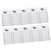 1 Set Eyelash Board Eyelash Extension Tool Lash Display Board Lash Pallet Holder Eyelash Extension Holder Lash Storage Board Eyelashes Tray False Eyelash Strip Tray Eyelash Pallet