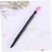 BIUDECO Cuticle Remover Tool Pusher Manicure Tools Rubber Nail Sticks Cuticle Pusher Pen Grinding Stick Nail Art Polish Pens Nail Polished Pen Cuticle Pushers Handle Black Quartz - Buy Online on GoSupps.com