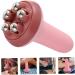 ABOOFAN Massage Roller - Body Care Tool for Back and Hair Growth | Manual Percussion Massager | Slim Waist | 14.5x7.5cm | Pink - Buy Online on GoSupps.com