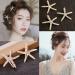 WANLIAN 3 Pieces Jewelry Starfish Hair Clip Bridal Flower Girl Accessory Clip Bridal Wedding Tiara For Party Wedding Celebration Show - Buy Online on GoSupps.com