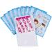 100PCS Transparent Cartoon Bandages for Kids | 10 Patterns | Fabric Adhesive & Breathable First Aid Kit - Blue Cartoon Packaging - Buy Online on GoSupps.com