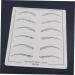 Housoutil 6 Pcs Eyebrow Microblading Skin Eyebrow Training Skin Practice Skin - Buy Online on GoSupps.com