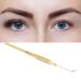 Professional Eyelash Perm Lift Tool - Stainless Steel Lash Lifting Separator | Premium Eyelash Extension Supplies (Gold - Buy Online on GoSupps.com
