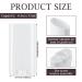Wesiti 100 Pcs Plastic Empty Deodorant Containers 1/2 oz Travel Deodorant 15ml Refillable Containers Tubes Oval Lip Balm Tubes for Lip Balm DIY(White) - Buy Online on GoSupps.com