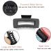 Matte Rectangle Hair Claw Clips Set-1 - Strong Hold Jumbo Hair Clamp for Women & Girls (6 Colors) - Buy Online on GoSupps.com