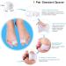8-Piece Hallux Valgus Corrector & Toe Separator Set - Pain Relief & Alignment Correction for Bunions - 4 Pair Bunion Protectors Included - Buy Online on GoSupps.com