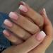 Square Press On Nails Short | Gradient Pink White Fake Nails | 24 Pcs Full Cover Nail Tips for Women & Girls | LPOODDNU Nail Art Decorations - Buy Online on GoSupps.com