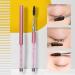 SKYPIA Eyelashes Comb Curlers Makeup Brush Mascara Brush Make Up Wands Eyebrow Brush with Cap Travel Accessories (PINK)  - Buy Online on GoSupps.com
