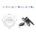 Landofgenie Adult Pacifier - Big Sucker Sign 2-Pack Transparent Design Black & White - Unique Gift for Grown-Ups - Buy Online on GoSupps.com