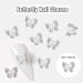 20 Pcs BAOYAALIN Butterfly Nail Charms - Shiny Crystal Rhinestones for DIY Manicure - Buy Online on GoSupps.com