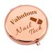 Nail Technician Gift Nail Stylist Gifts for Her Compact Makeup Mirror Nail Artist Gifts Beautician Gifts Appreciation Gifts Folding Makeup Mirror for Nail Tech Birthday Thanksgiving Gifts