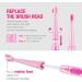 Vekkia Kids Electric Toothbrush Replacement Heads - 4 Pack, 3D Curved Soft Bristles, 7X More Plaque Removal, Pink - Perfect for Small Mouths - Buy Online on GoSupps.com
