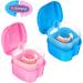 Beavorty Organizer Set | 2 Pink Tooth Boxes for Prosthesis & Retainers | Durable Outdoor Cleaning Case - Buy Online on GoSupps.com