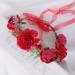 Wiwpar Red Rose Floral Crown Headband for Women - Adjustable Flower Hair Wreath Garland - Buy Online on GoSupps.com