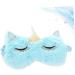 FRCOLOR Cooling Sleep Blindfold for Men - Blue Facial Eye Horn Eyeshade - Buy Online on GoSupps.com