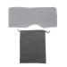 Salmue Sleep Eye mask with Nose Baffle Comfortable Breathable Sleeping Mask Adjustable Blinder Blindfold Eye Cover Best for Travel Afternoon Nap Sleeping Companion(grey)