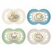 MAM Night Original SkinSoft Silicone Pacifier 6-16 // Set of 4 // incl. 2 sterilized transport boxes