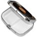 Vintage Vinyl Record Pill Case | Cute 2 Compartment Travel Pill Organizer - Perfect for Purses & Gifts - Buy Online on GoSupps.com