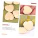 Ibasenice 200 PTH Log Color Peach Herz Unfinished Heart Pearls - Valentine s Day Heart Decorations & Wooden Child Accessories - Buy Online on GoSupps.com