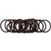12 PCS BROWN Elastic Hair Bands 3mm Elastic Hair Ties Ponytail Holders Bulk Hair Ties No Metal Gentle Elastics for Women Men Girls Kids (Brown) - A2THIBRO - Buy Online on GoSupps.com