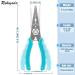 Rakiyada 7.5 Inch Fishing Pliers - Multi-Functional Saltwater Gear for Split Ring Plier, Line Cutter, and Hook Remover - Ideal for Ice Fishing and Fly Fishing - Great Fishing Gift for Men - Buy Online on GoSupps.com