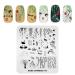 KADS Nail Art Stamping Plate - Spring Willow Swan Design | Nail Art Tools & Decoration (CN019) - Buy Online on GoSupps.com