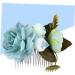 Didiseaon Wedding Floral Crown Bridal Hair Accessories for Wedding Floral Hair Comb Bride Flower Wreath Hair Comb Artificial Flower Hair Clip Hair Pin Headgear Vintage - Buy Online on GoSupps.com