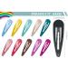 DAZISEN 40 Pack Hair Clips For Girls Metal Snap Kids Barrettes Women'S Hair Accessories Colorful Candy Lovely Simple Hairstyle Clips Purple - Buy Online on GoSupps.com