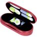 Buy 2-in-1 Contact Lens Container & Glasses Case - Portable Double-Sided Includes Tweezers & Applicator - Perfect for Home & Travel (Red) | International Shipping Available - Buy Online on GoSupps.com