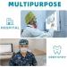 Niaahinn 2pcs Adjustable Surgical Scrub Caps with Button & Sweatband - Unisex Nursing Hair Caps (22132-22133) - Buy Online on GoSupps.com
