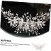 POPETPOP Alloy Pearl Hair Comb Bride Hair Comb Imitation Pearl Headdress Headwear Decor Pearl Headpiece Bridal Headdress Pearl Hair Combs Bridal Headwear Bridal Pearl Headwear - Buy Online on GoSupps.com