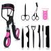 SITAKE 19 Pcs Eyelash Curlers Kit Professional Lash Curler Eyelash Comb Eyelash Brush Eyelash Separator Tool Silicone Refills Pads Makeup Accessories for Women Girls