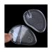 QKFON women's forefoot insoles high heels pillows non-slip silicone forefoot protection pads transparent silicone flip-flops forefoot pad for flip flops