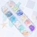 3 Boxes 36 Colors Seashell Abalone Nail Art Decoration Slices - 3D Flake Pearl for DIY Nail Art - Buy Online on GoSupps.com