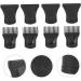 EXCEART 10pcs Hair Styling Tips Comb Nozzle Attachment Diffuser Dryer High Temperature Resistance Nylon - Buy Online on GoSupps.com