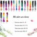 Long Jumbo Ombre Braids - Synthetic Hair Extensions for Crochet Braids | Blue Pink Purple Blonde - 61cm - Buy Online on GoSupps.com