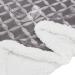 Inhand Sherpa Throw Blanket Queen Size 90x90 Grey - Cozy Reversible Flannel Fleece Blanket for Couch, Sofa, Bed - Soft, Warm, and Plush - Buy Online on GoSupps.com