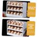 FUNOMOCYA Egg Storage Box Clear Stand Egg Tray for Refrigerator Household Egg Organizer Dedicated Fresh Box - Buy Online on GoSupps.com