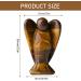 Enixwh 1.5in Tiger Eye Guardian Angel Figure | Healing Crystals & Gemstones | Polished Statue Lucky Charm for Decoration & Reiki Gifts - Buy Online on GoSupps.com