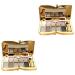 Angoily 2pcs Colorful # With Glitter Flash Brush Colors & Makeup Eyeshadow Shadow Mirror Eye