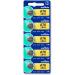Murata LR44 Battery AG13 357A 1.55V Alkaline Button Cell (5 Batteries)