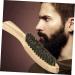 Shop Minkissy Beard Brush for Men - Wooden Mustache Styling Tool | 17x3cm | Perfect for Beard Balm & Stubble Care - Buy Online on GoSupps.com