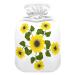 Heat bottle with reference 2 l of durable warm-up bag for handwheel warmer shoulder and neck pain cramps heating press and heat therapy pattern of sunflower
