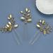 3 Pcs Rhinestone Bride Wedding Hair Pins | Crystal Headpiece for Women and Girls | Gold Bridal Hair Accessories - Buy Online on GoSupps.com